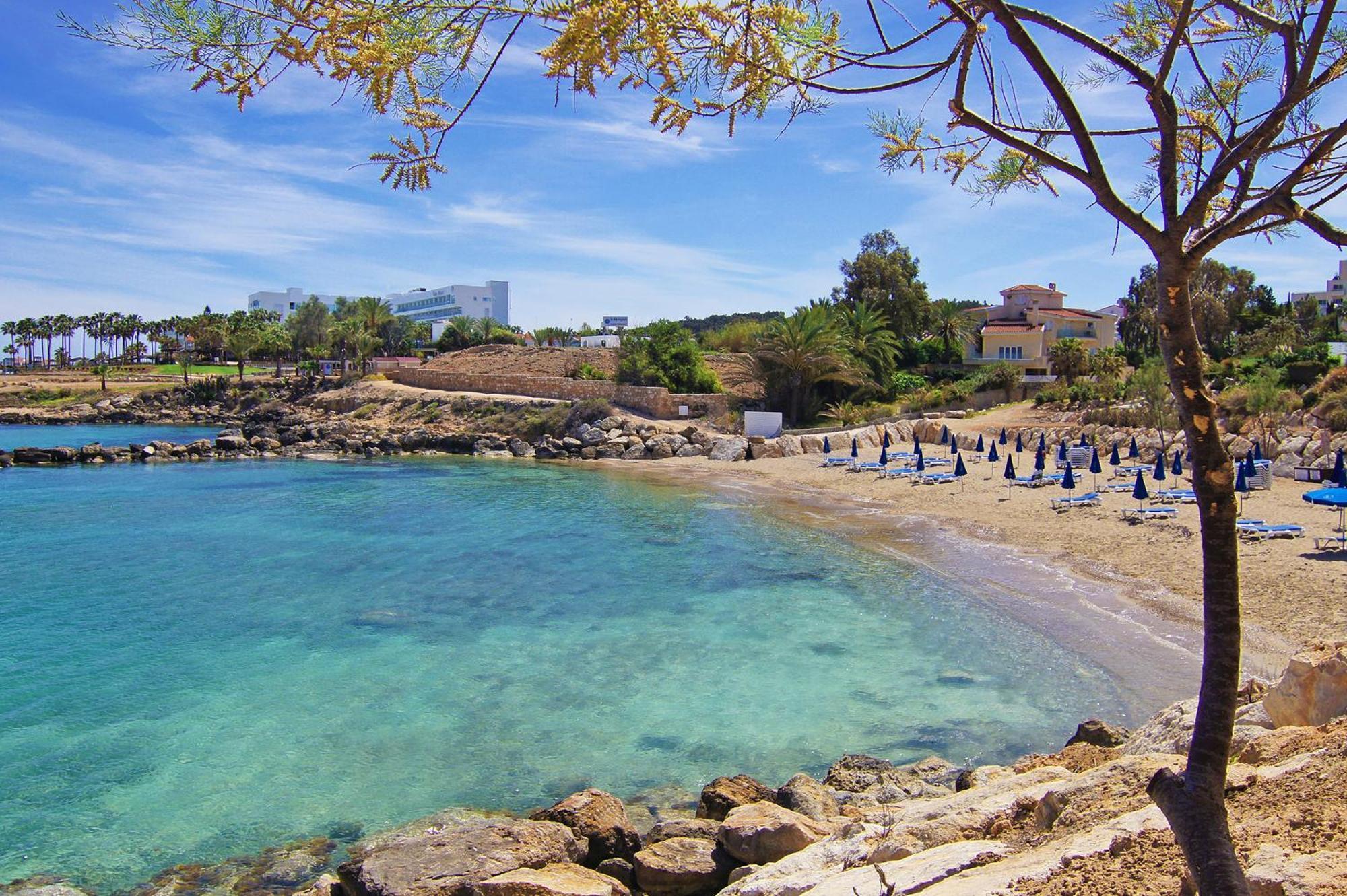 Calypso - Coralli Beachfront Apartment โปรทาราส ภายนอก รูปภาพ